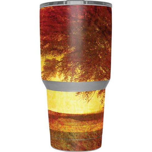 Falling Notes Yeti 30oz Rambler Tumbler Skin