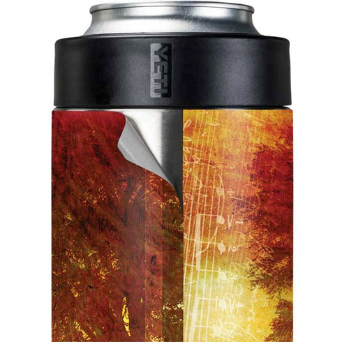 Falling Notes Yeti Colster Can Insulator Skin