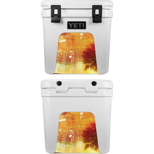 Falling Notes YETI Roadie 24 Hard Cooler Skin