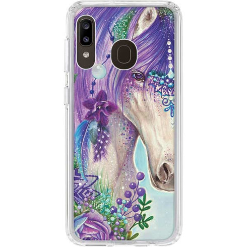 Fantasty Horse by Sheena Pike Galaxy A20 Clear Case
