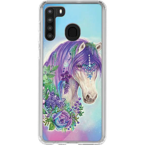 Fantasty Horse by Sheena Pike Galaxy A21 Clear Case