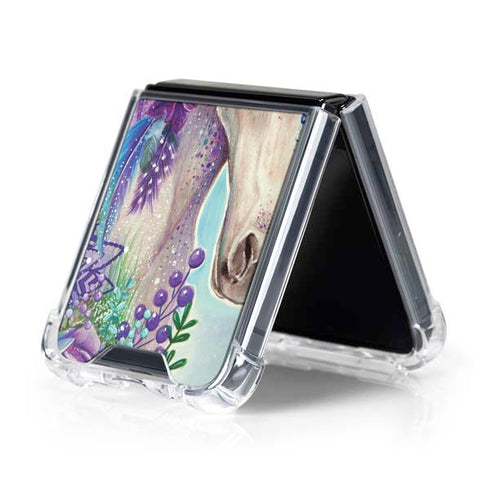 Fantasty Horse by Sheena Pike Galaxy Z Flip5 5G Clear Case