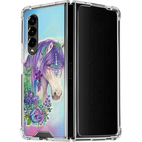 Fantasty Horse by Sheena Pike Galaxy Z Fold4 5G Clear Case