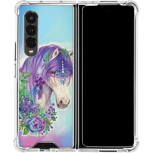 Fantasty Horse by Sheena Pike Galaxy Z Fold4 5G Clear Case