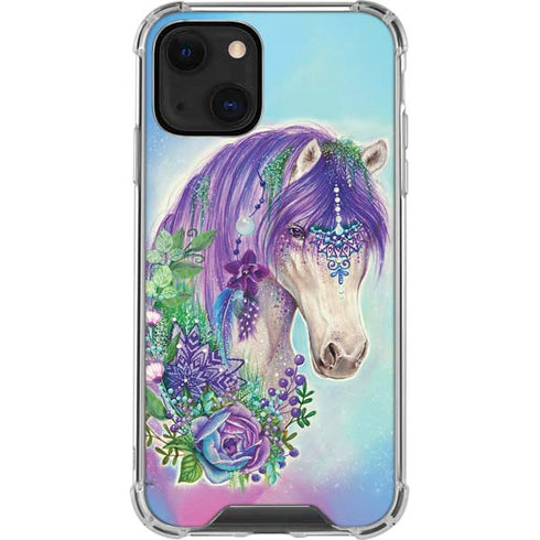 Fantasty Horse by Sheena Pike iPhone 13 Mini Clear Case