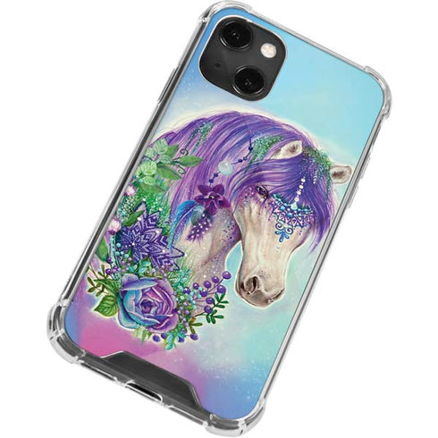 Fantasty Horse by Sheena Pike iPhone 14 Plus Clear Case