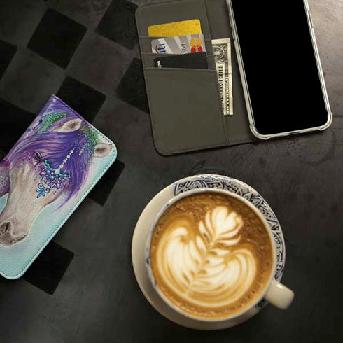 Fantasty Horse by Sheena Pike iPhone 15 Plus Folio Case