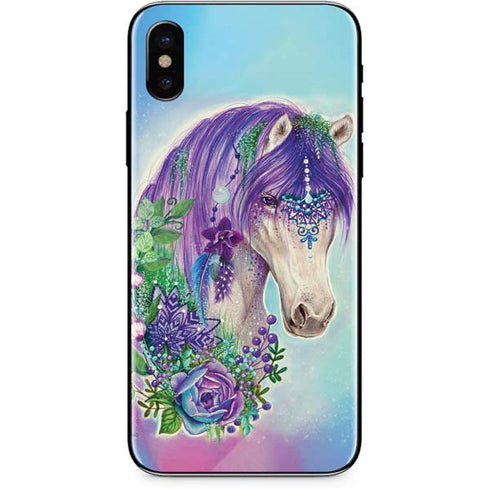 Fantasty Horse by Sheena Pike iPhone X Skin