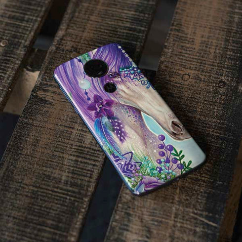 Fantasty Horse by Sheena Pike Moto E5 Plus Skin