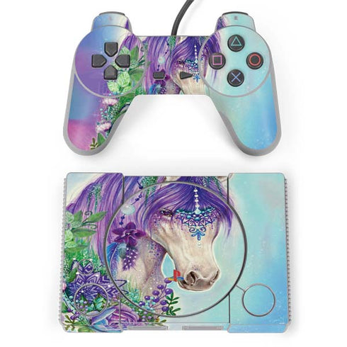 Fantasty Horse by Sheena Pike PlayStation Classic Bundle Skin