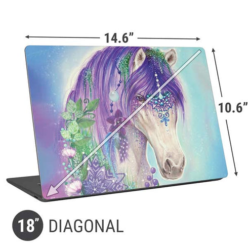Fantasty Horse by Sheena Pike Universal Laptop 18in (14.6 x 10.6in) Skin