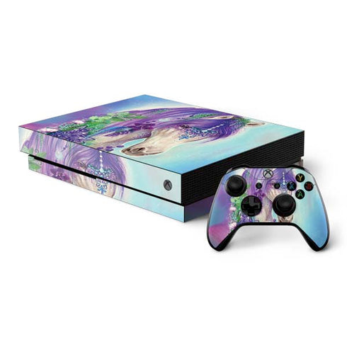 Fantasty Horse by Sheena Pike Xbox One X Bundle Skin