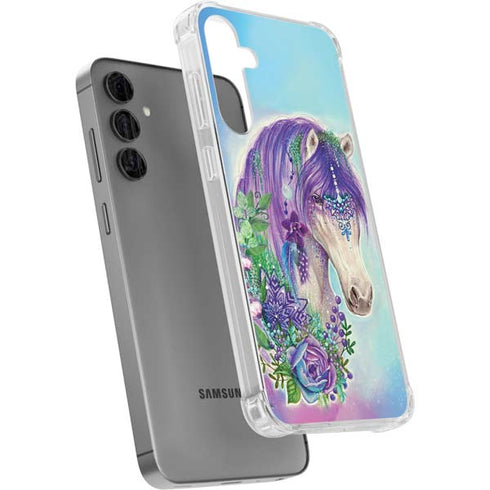 Fantasty Horse by Sheena Pike Galaxy S24 Plus Clear Case