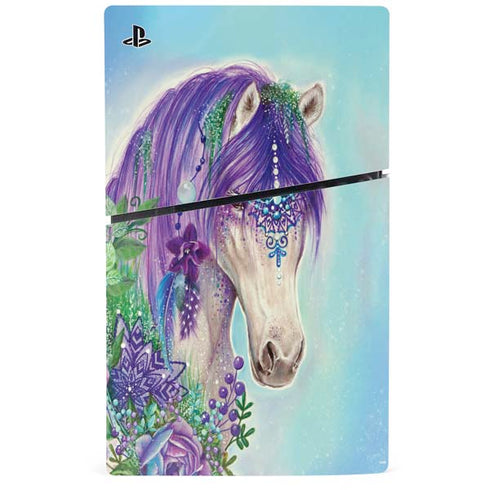 Fantasty Horse by Sheena Pike PS5 Slim Disk Console Skin