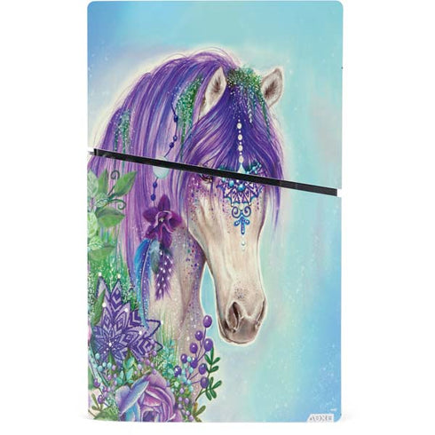 Fantasty Horse by Sheena Pike PS5 Slim Digital Edition Bundle Skin