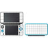 White Grid Nintendo 2DS XL (2017) Skin
