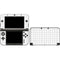 White Grid 3DS XL 2015 Skin