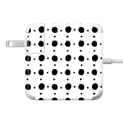 Grid Dot Polka Dot 85W Power Adapter (15 and 17 inch MacBook Pro Charger) Skin