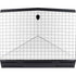 White Grid Dell Alienware Skin