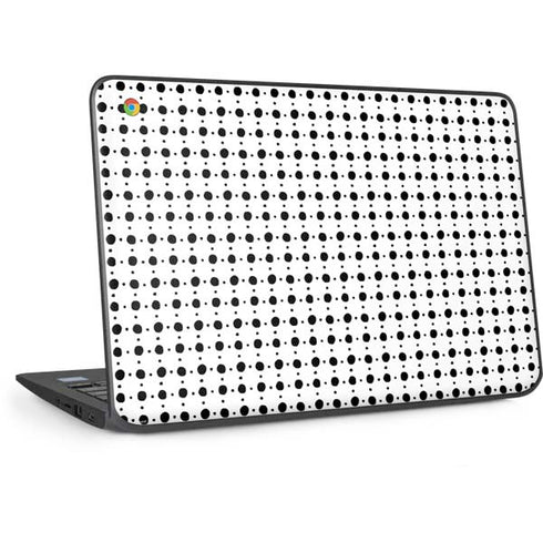 Grid Dot HP Chromebook Skin