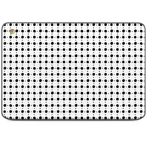 Grid Dot HP Chromebook Skin