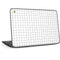 White Grid HP Chromebook Skin