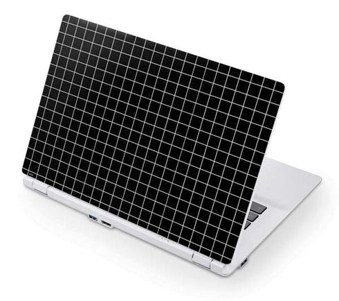 Black Grid Acer Chromebook Skin