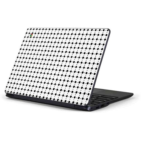 Grid Dot Polka Dot Samsung Chromebook Skin