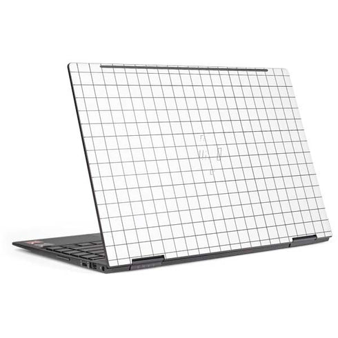 White Grid HP Envy Skin