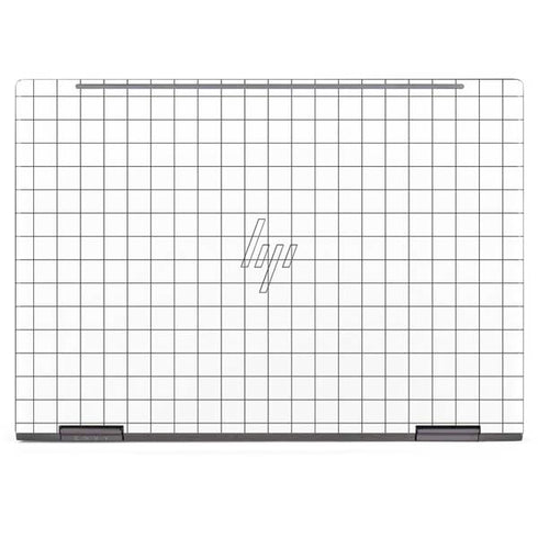 White Grid HP Envy Skin