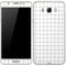 White Grid Galaxy J7 Skin