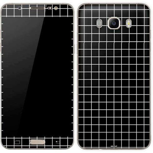 Black Grid Galaxy J7 Skin