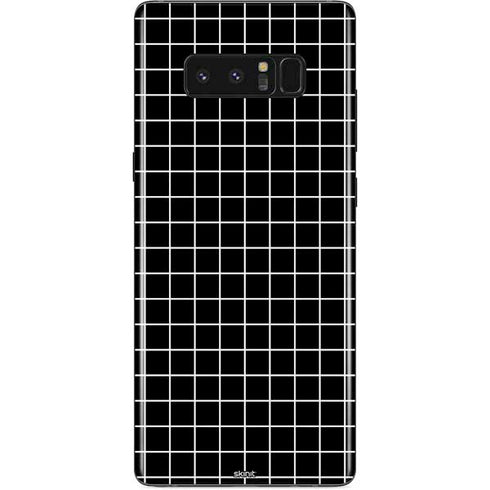 Black Grid Galaxy Note 8 Skin