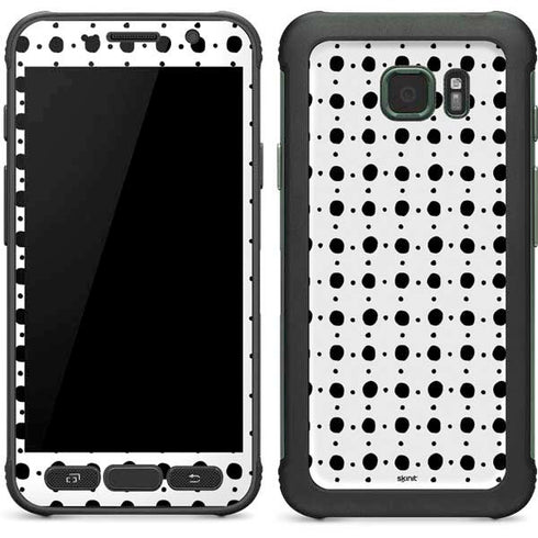 Grid Dot Polka Dot Galaxy S7 Active Skin