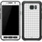 White Grid Galaxy S7 Active Skin