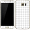 White Grid Galaxy S7 Edge Skin