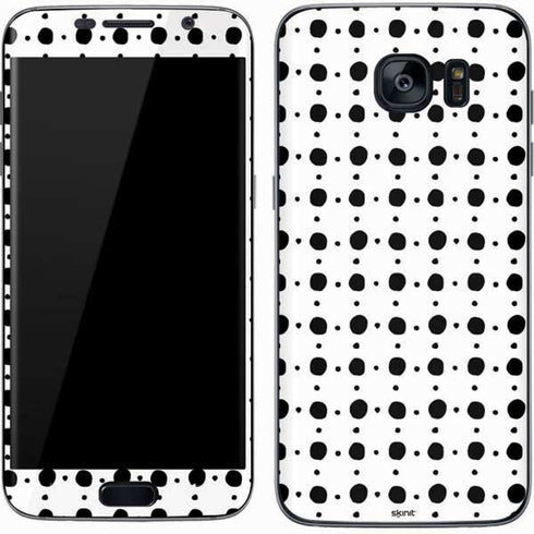 Grid Dot Polka Dot Galaxy S7 Skin