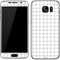 White Grid Galaxy S7 Skin