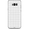 White Grid Galaxy S8 Skin