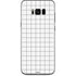 White Grid Galaxy S8 Skin