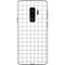 White Grid Galaxy S9 Plus Skin
