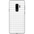 White Grid Galaxy S9 Plus Skin