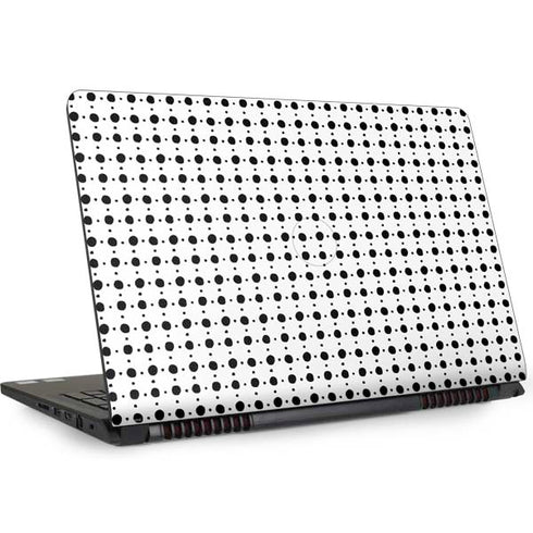 Grid Dot Polka Dot Dell Inspiron Skin