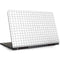 White Grid Dell Inspiron Skin