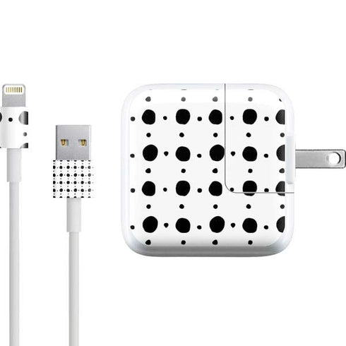Grid Dot Polka Dot iPad Charger (10W USB) Skin