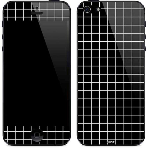 Black Grid iPhone 5/5s/5SE Skin