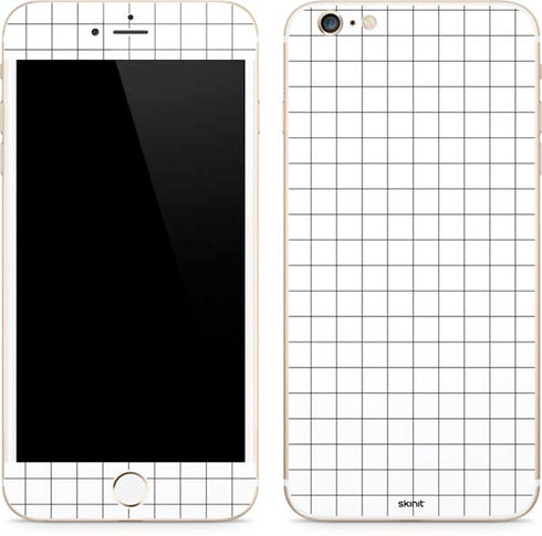 White Grid iPhone 6/6s Plus Skin