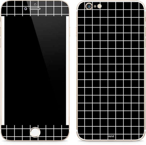 Black Grid iPhone 6/6s Plus Skin