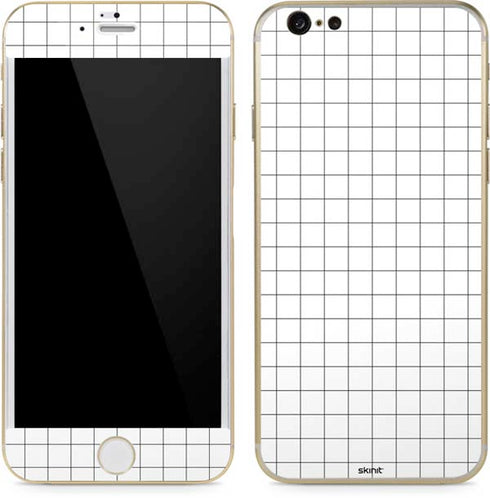 White Grid iPhone 6/6s Skin