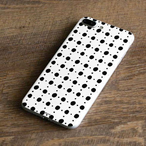 Grid Dot Polka Dot iPhone 7 Plus Skin
